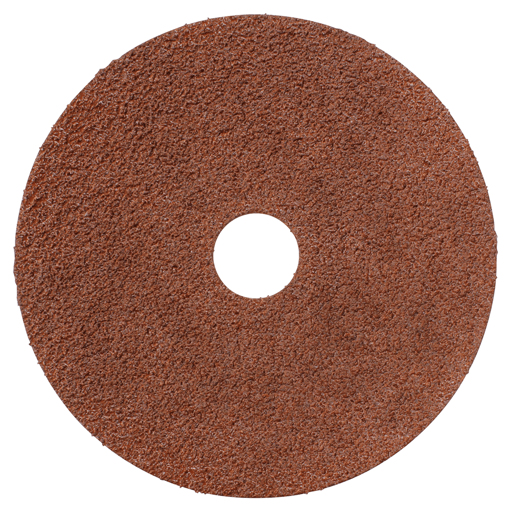 5" 50 Grit No Holes Abrasive Disc, Resin Fiber (5/Pack)