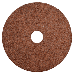5" 50 Grit No Holes Abrasive Disc, Resin Fiber (25/Pack)