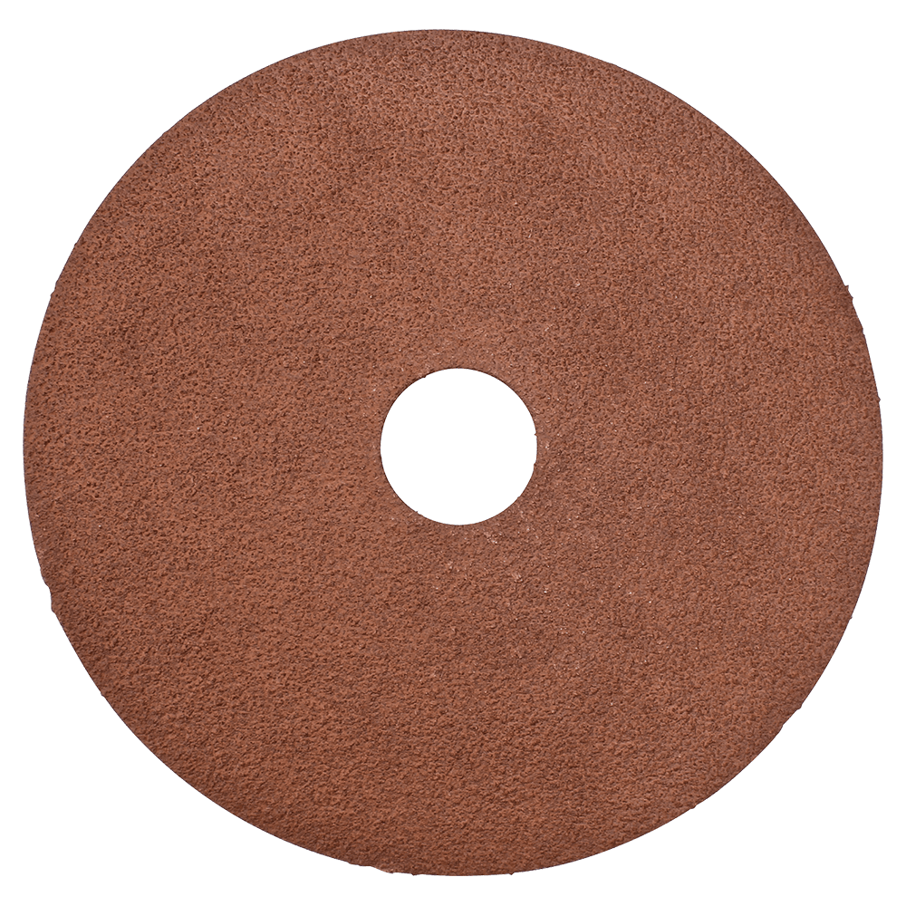 5" 80 Grit No Holes Abrasive Disc, Resin Fiber (25/Pack)