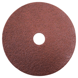 4" 100 Grit No Holes Abrasive Disc, Resin Fiber (25/Pack)
