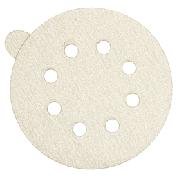 5" PSA 60 Grit Abrasive 8 Holes Sanding Disc, Aluminum Oxide on Paper (5/Pack)