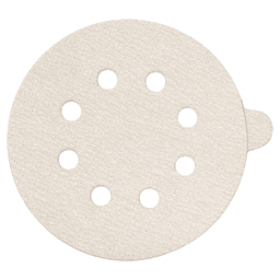 5" PSA 80 Grit Abrasive 8 Holes Sanding Disc, Aluminum Oxide on Paper (5/Pack)
