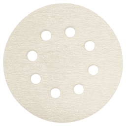 5" PSA 180 Grit Abrasive 8 Holes Sanding Disc, Aluminum Oxide on Paper (5/Pack)