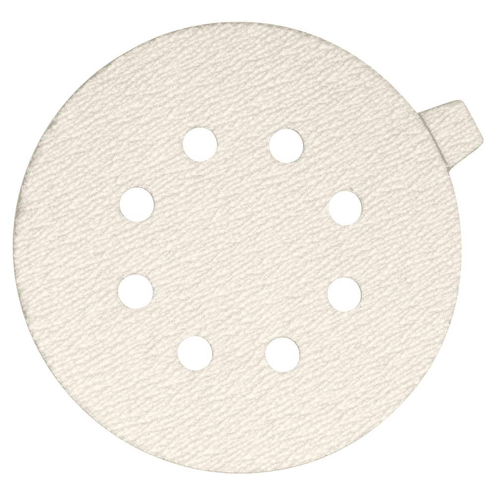 5" PSA 240 Grit Abrasive 8 Holes Sanding Disc, Aluminum Oxide on Paper (5/Pack)