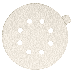 5" PSA 240 Grit Abrasive 8 Holes Sanding Disc, Aluminum Oxide on Paper (5/Pack)