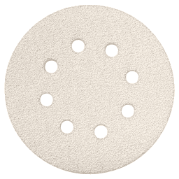 5" Hook/Loop 40 Grit Abrasive 8 Holes Sanding Disc, Aluminum Oxide on Paper (5/Pack)