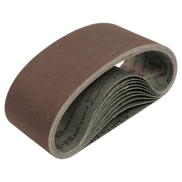 3" x 18" 120 Grit Abrasive Belt, Aluminum Oxide (10/Pack)