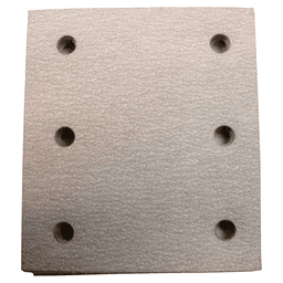 4-1/2" x 4-1/2" 80 Grit Aluminum Oxide Abrasive Sheet (5/Pack)
