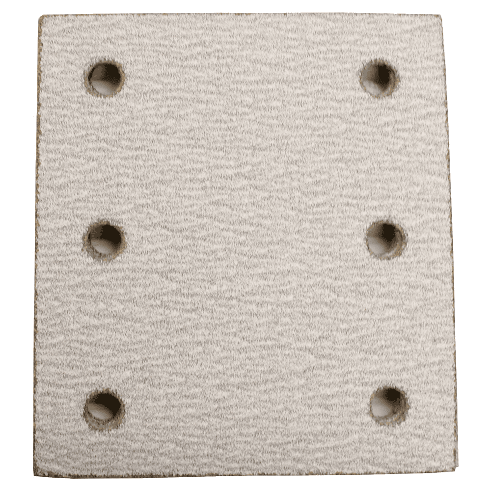 4-1/2" x 4-1/2" 100 Grit Aluminum Oxide Abrasive Sheet (5/Pack)