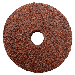 4-1/2" 24 Grit No Holes Abrasive Disc, Resin Fiber (5/Pack)