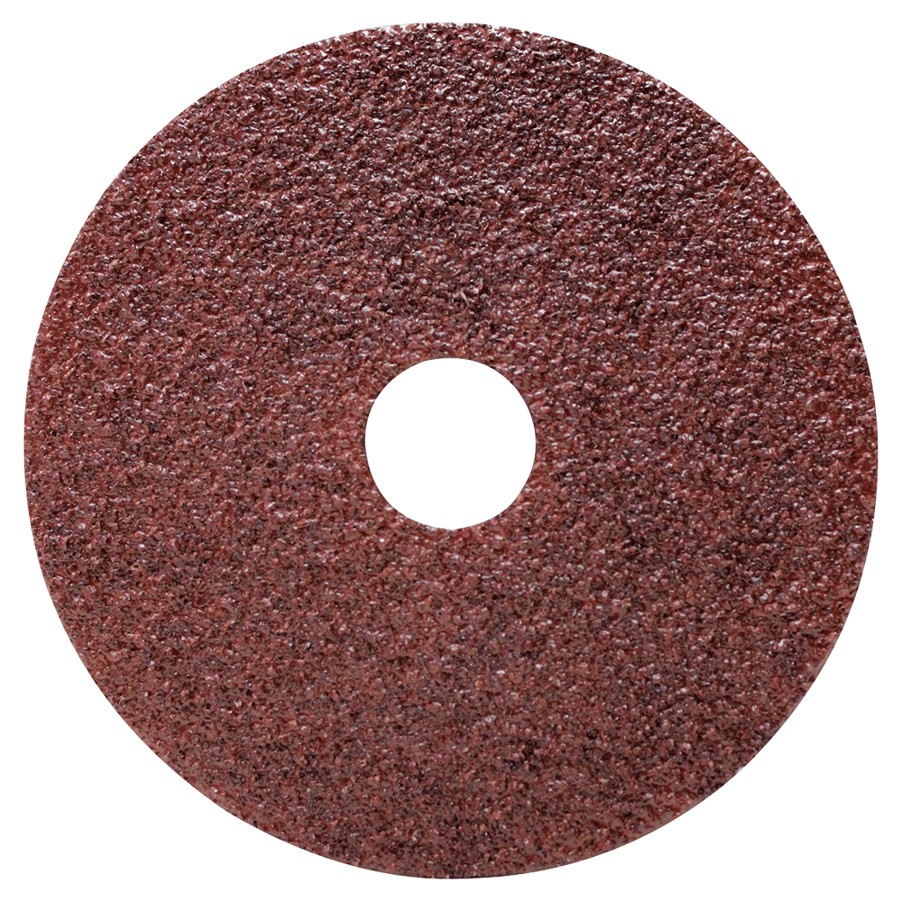 4-1/2" 36 Grit No Holes Abrasive Disc, Resin Fiber (5/Pack)