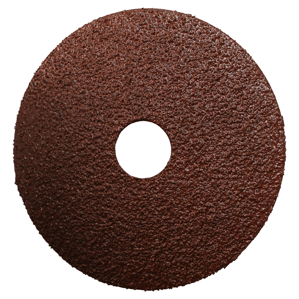 4-1/2" 36 Grit No Holes Abrasive Disc, Resin Fiber (25/Pack)
