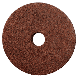 4-1/2" 50 Grit No Holes Abrasive Disc, Resin Fiber (5/Pack)