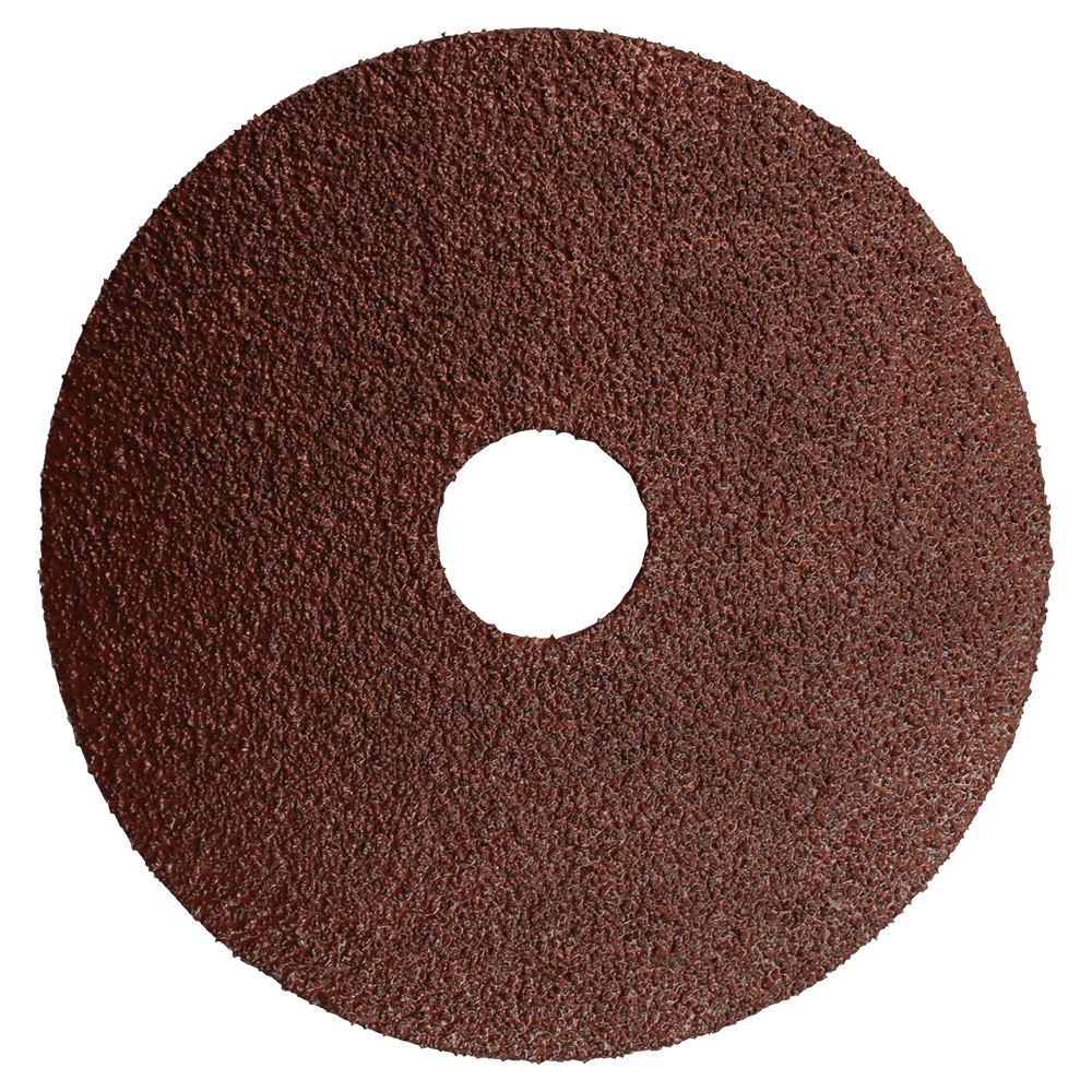 4-1/2" 50 Grit No Holes Abrasive Disc, Resin Fiber (25/Pack)