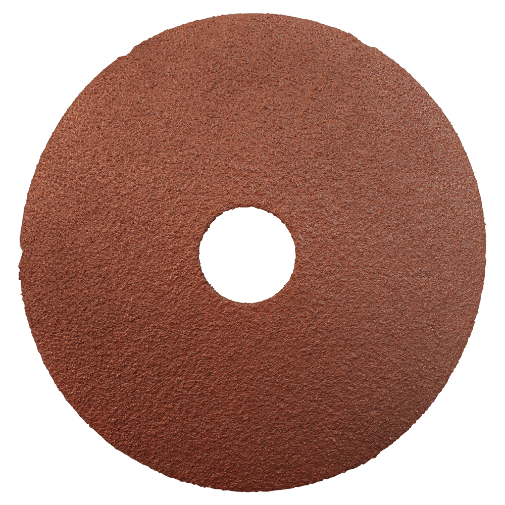 4-1/2" 80 Grit No Holes Abrasive Disc, Resin Fiber (25/Pack)