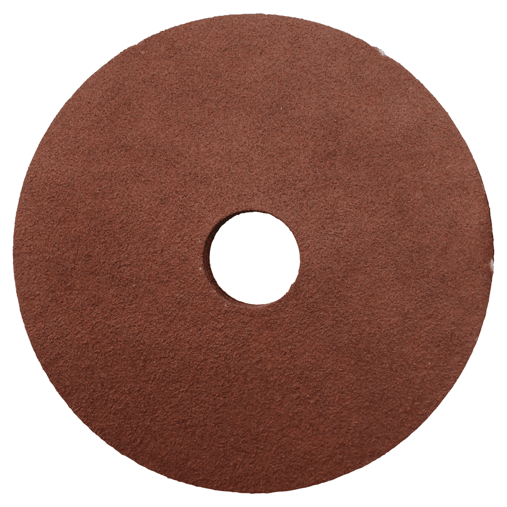 4-1/2" 120 Grit No Holes Abrasive Disc, Resin Fiber (5/Pack)