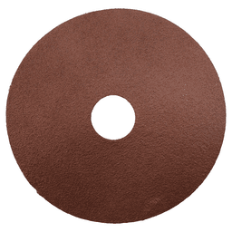 4-1/2" 120 Grit No Holes Abrasive Disc, Resin Fiber (25/Pack)