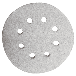 5" Hook/Loop 120 Grit Abrasive 8 Holes Sanding Disc, Aluminum Oxide on Paper (5/Pack)