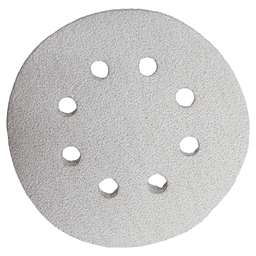 5" Hook/Loop 100 Grit Abrasive 8 Holes Sanding Disc, Aluminum Oxide on Paper (5/Pack)