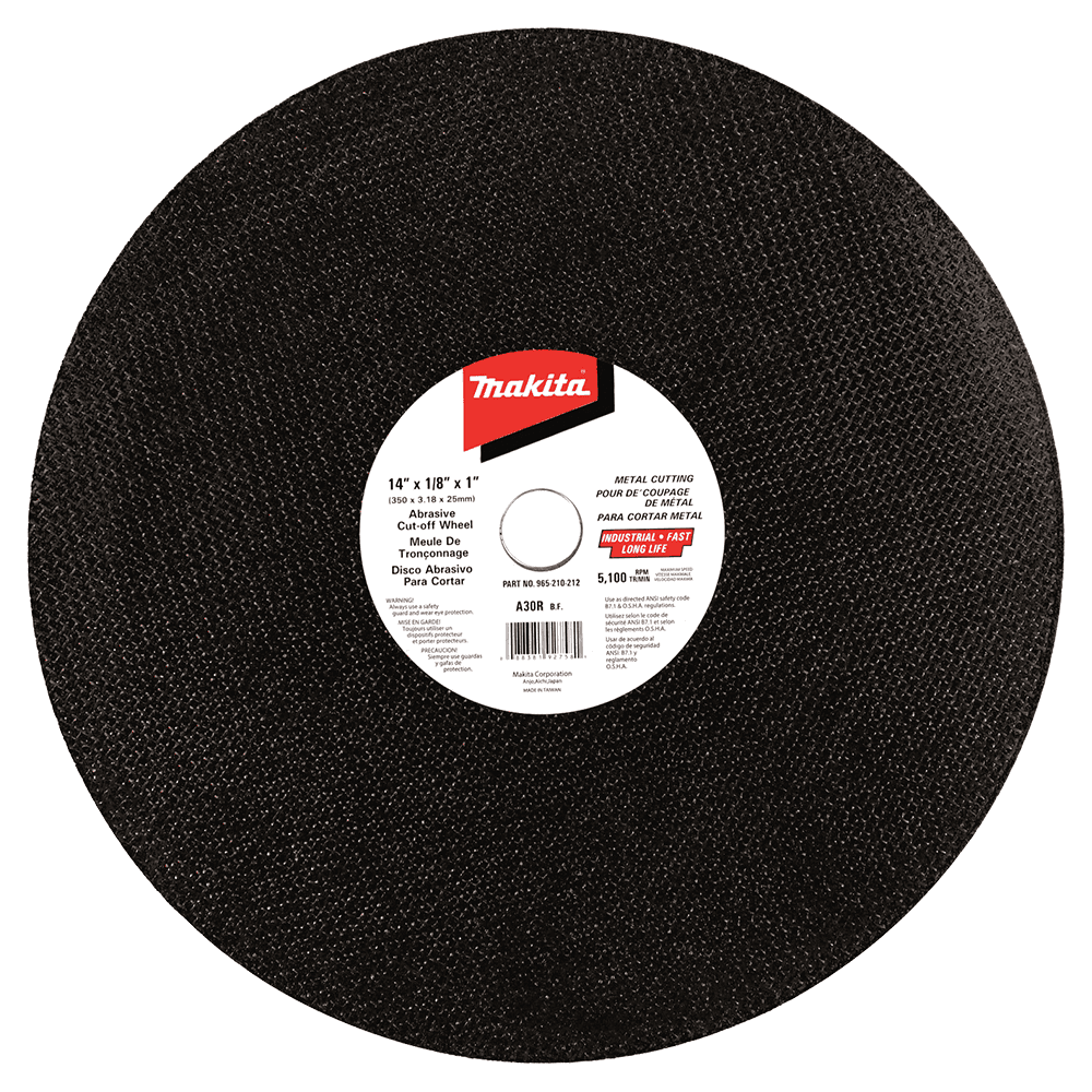 14" Abrasive Cut-Off Wheel, Ferrous Metal (10/Pack)