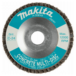 4-1/2" 24 Grit Multi-Disc, Zirconium