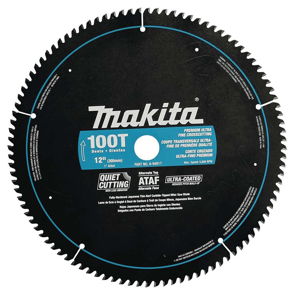 12" x 100 Teeth Ultra-Coated Miter Saw Blade