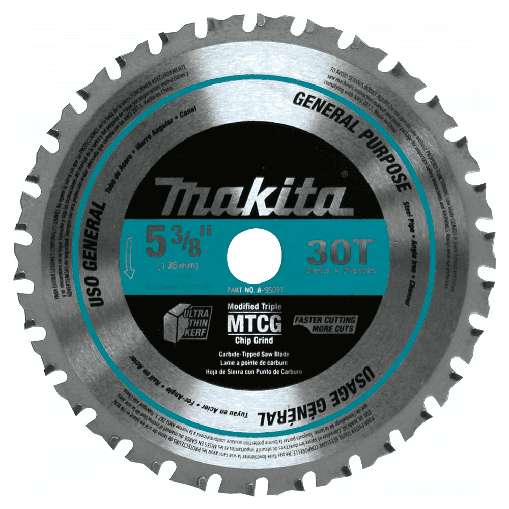 5-3/8" x 30 Teeth General Purpose Cross-Cut Saw Blade
