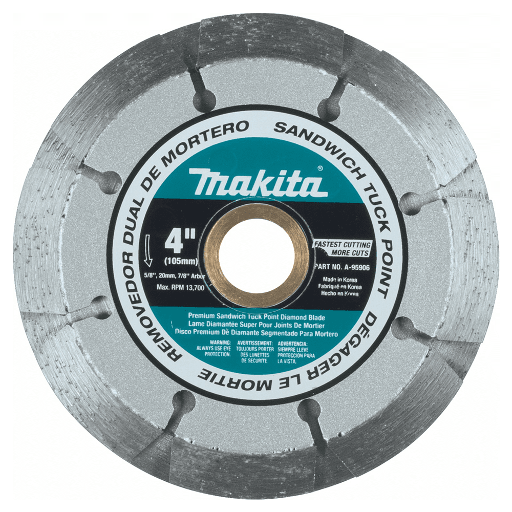 4" Dual Sandwich Diamond Tuck Point Blade