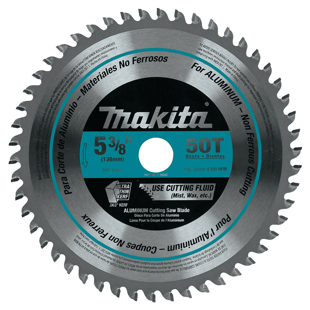 5-3/8" x 50 Teeth Cross-Cut Saw Blade