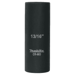 13/16" Deep Well SAE Impact Socket, 1/2" Drive