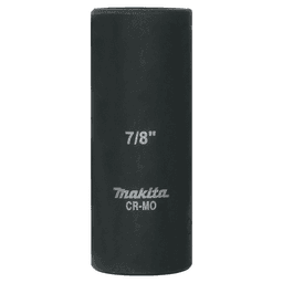 7/8" Deep Well SAE Impact Socket, 1/2" Drive