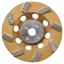 4-1/2" Low-Vibration 8 Segment Turbo Diamond Cup Wheel