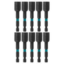 3/8" x 2-9/16" ImpactX Magnetic Nut Driver, 1/4" Shank (10/Pack)