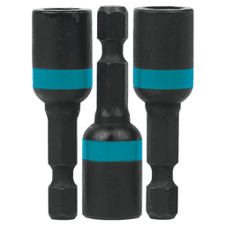 5/16" x 1-3/4" ImpactX Magnetic Nut Driver, 1/4" Shank (3/Pack)