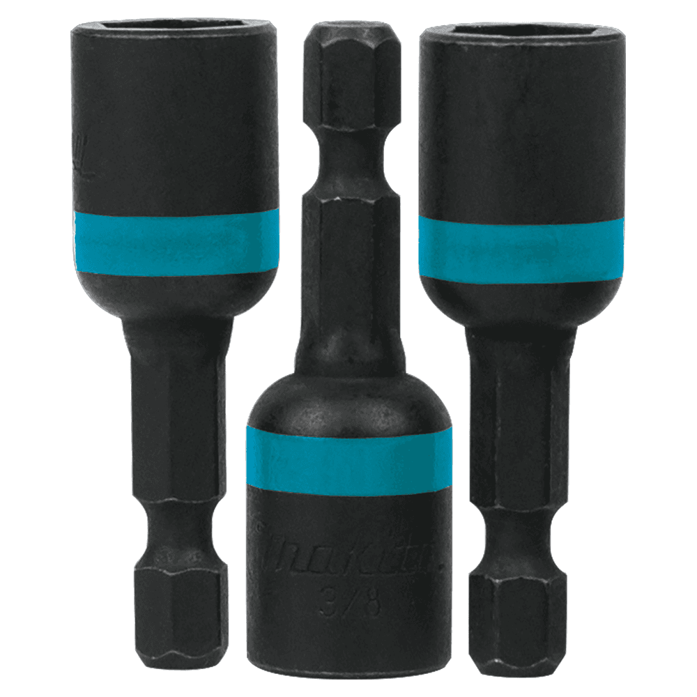 3/8" x 1-3/4" ImpactX Magnetic Nut Driver, 1/4" Shank (3/Pack)