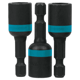 3/8" x 1-3/4" ImpactX Magnetic Nut Driver, 1/4" Shank (3/Pack)