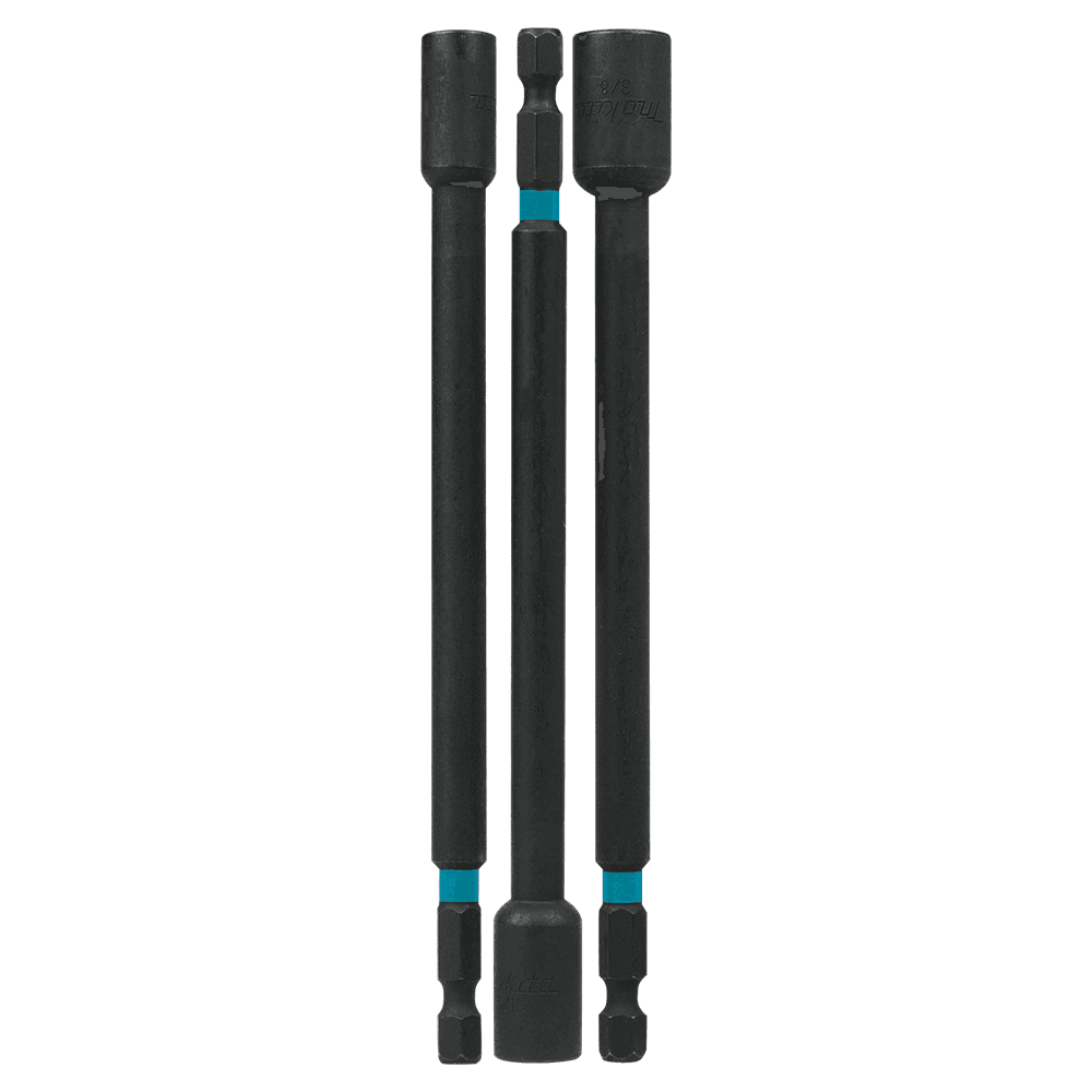 6" 3-Piece ImpactX Magnetic Nut Driver Set, 1/4" Shank
