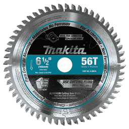 6-1/2" x 56 Teeth Carbide-Tipped Cordless Plunge Saw Blade