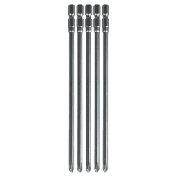 #2 x 6-3/8" Phillips Drive Power Bit (5/Pack)