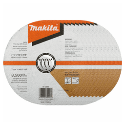 7" Inox 60 Grit Thin Cut-Off Wheel, Aluminum Oxide (10/Pack)
