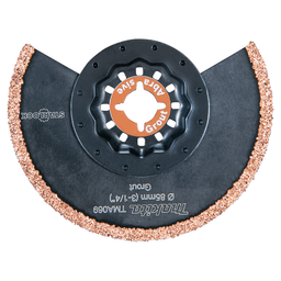 3-1/4" Starlock Oscillating Multi-Tool Rim 30 Grit Grout Removal Blade
