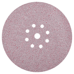 9" Hook/Loop 80 Grit 9 Holes Drywall Sanding Disc, Ceramic on Paper (25/Pack)