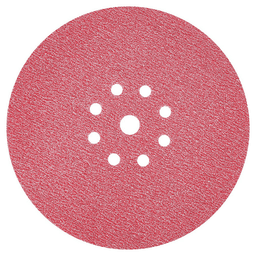 9" Hook/Loop 180 Grit 9 Holes Drywall Sanding Disc, Ceramic on Paper (25/Pack)
