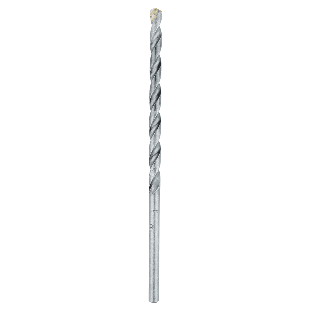1/4" x 6" Carbide Tipped Percussion Masonry Hammer Drill Bit
