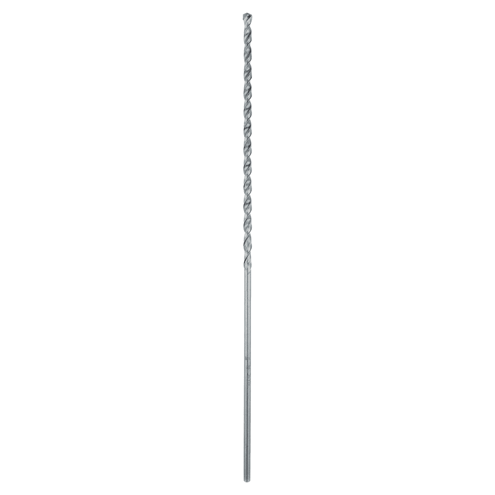1/4" x 12" Carbide Tipped Percussion Masonry Hammer Drill Bit