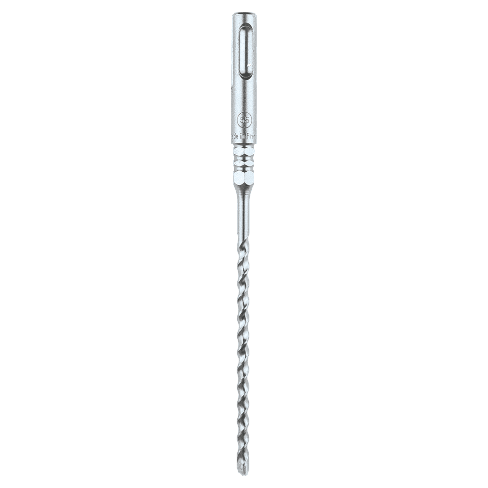 3/16" x 7" 2-Cutter SDS-PLUS Hex Bit