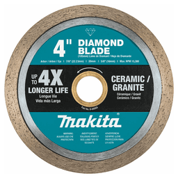 4" Continuous Rim General Purpose Diamond Blade