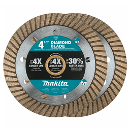4â€‘1/2" Turbo General Purpose Diamond Blade (2/Pack)
