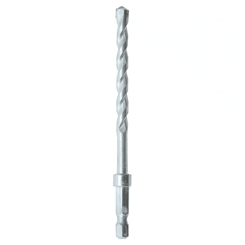 1/4" x 4" Masonry Drill Bit, 1/4" Hex Shank