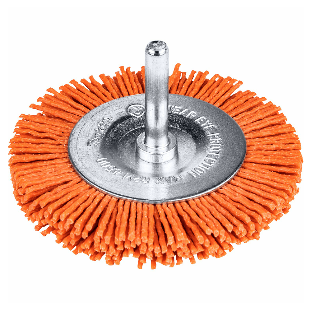 3" 80 Grit Nylon Wheel Brush